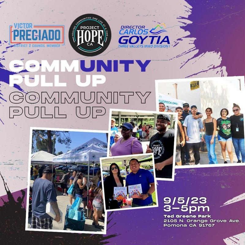 Project Hope Community Pull Up event 9/5/23